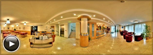 Panoráma - Jagelló Business Hotel - előtér és étterem, Budapest